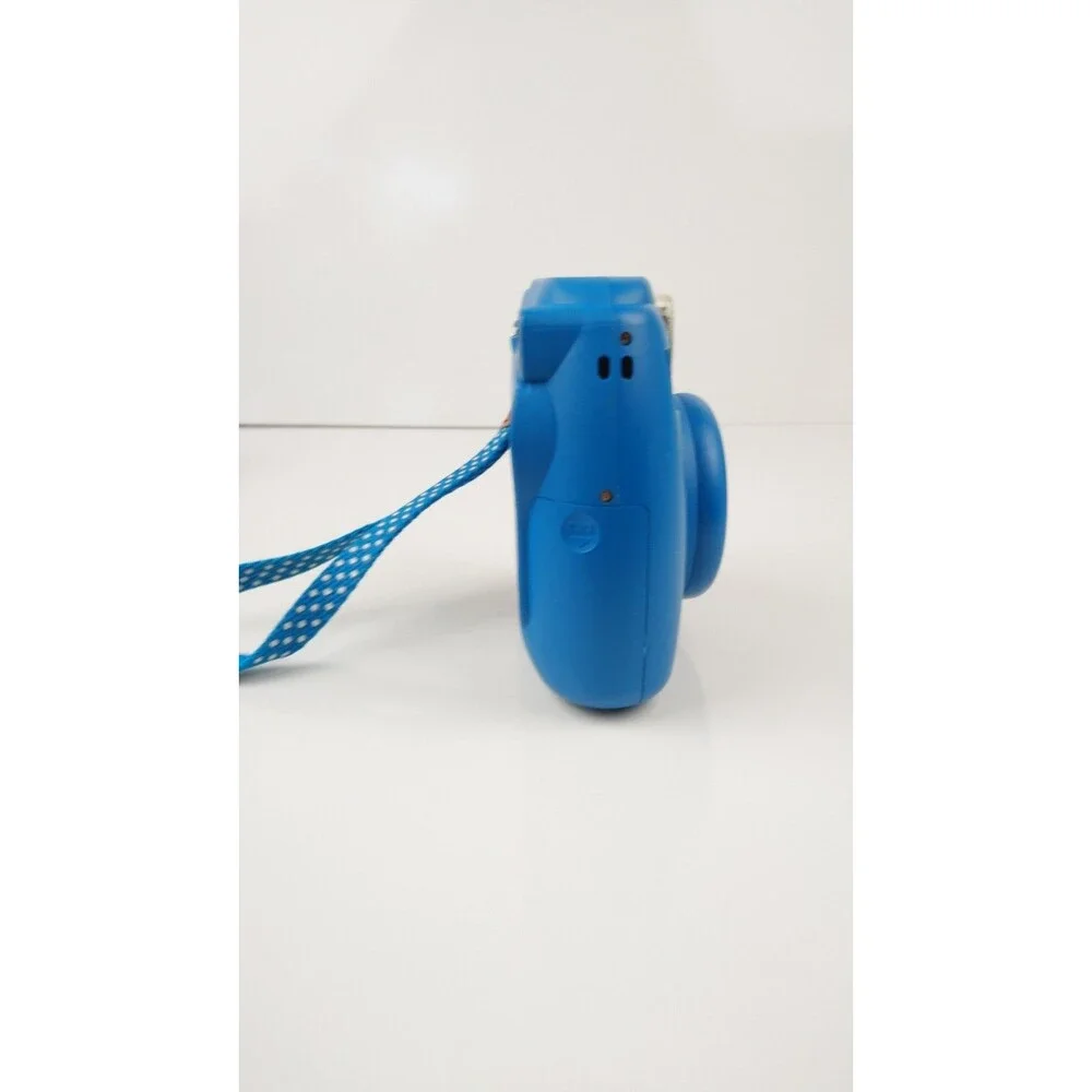 FujiFilm Instax Mini 9 instant Camera Blue Built In Selfie Mirror With Film